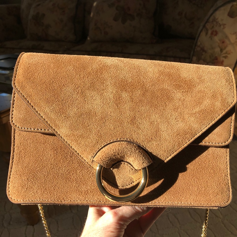 Banana Republic Suede Crossbody Bag